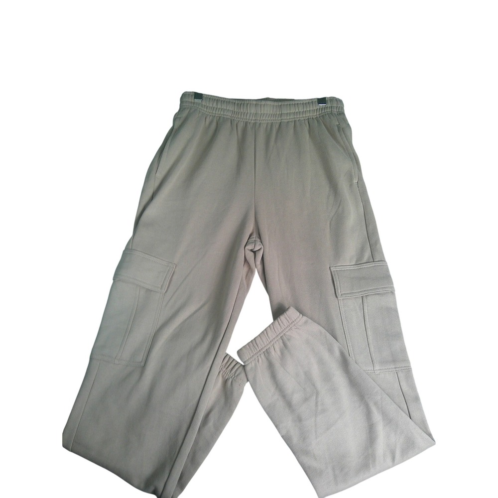 Aeropostale Men's Fleece Cargo Sweatpants Tan Khaki Joggers Size XS NWT